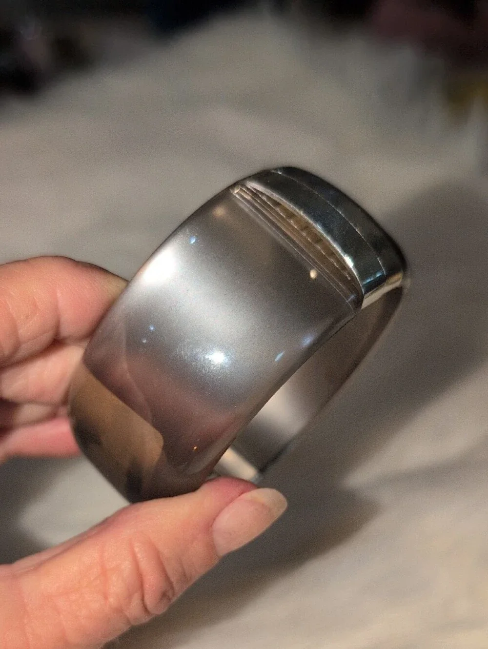Silver Tone Moonspell Cuff Bracelet By Coldwater Creek - Vintage
